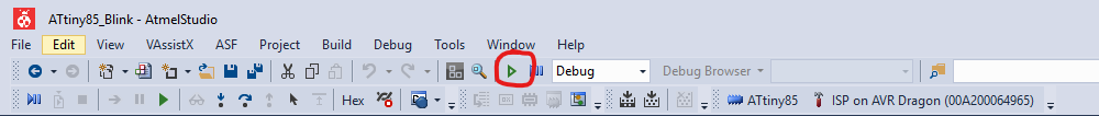 Start without debugging