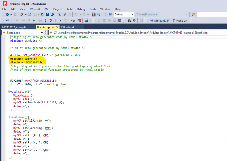 Debugging for the Arduino UNO with Atmel Studio • Wolles Elektronikkiste