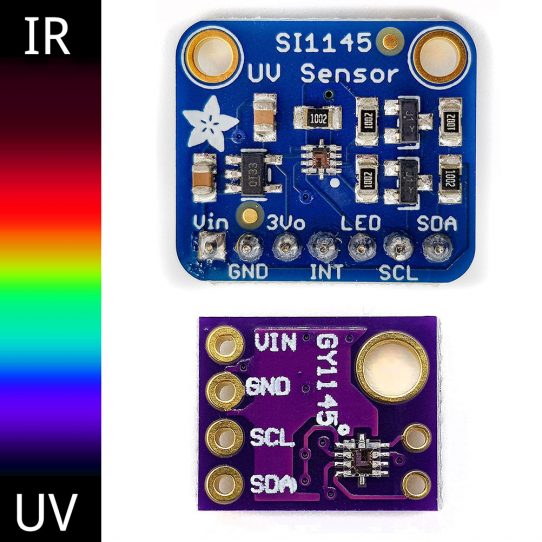SI1145 ALS, IR, UV and PS sensor