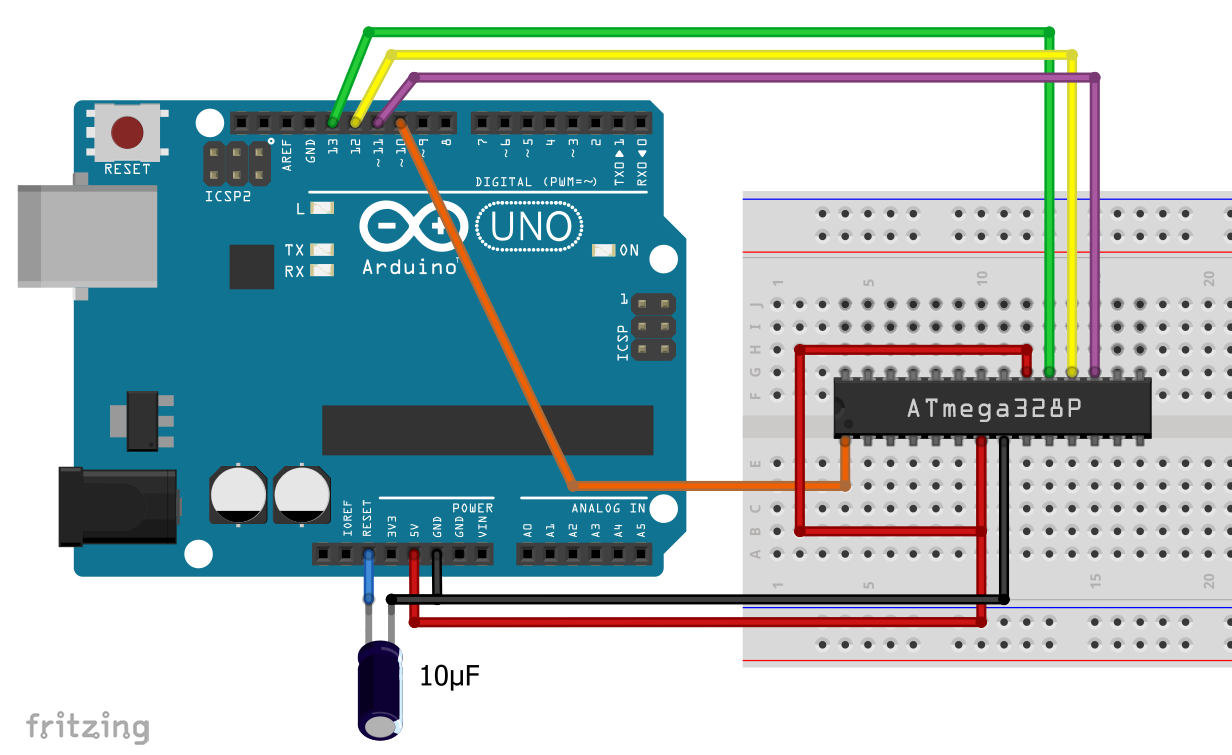 Using the ATmega328P standalone • Wolles Elektronikkiste