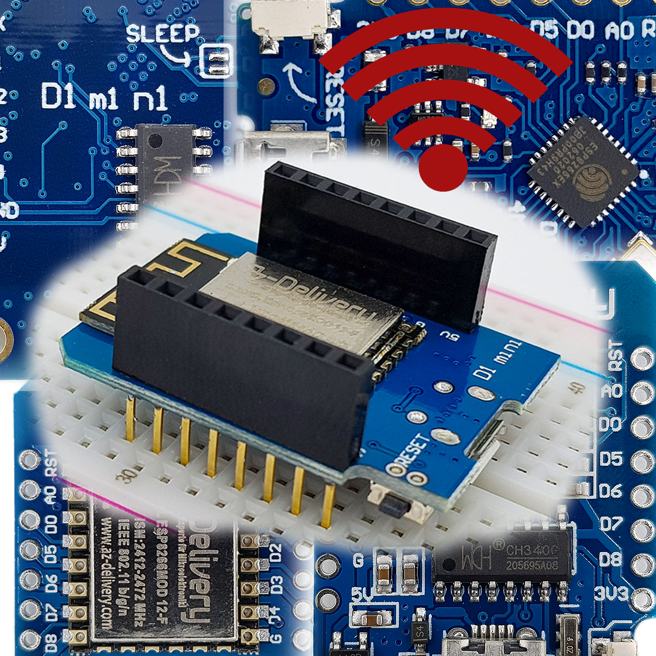 Wemos D1 Mini Boards • Wolles Elektronikkiste
