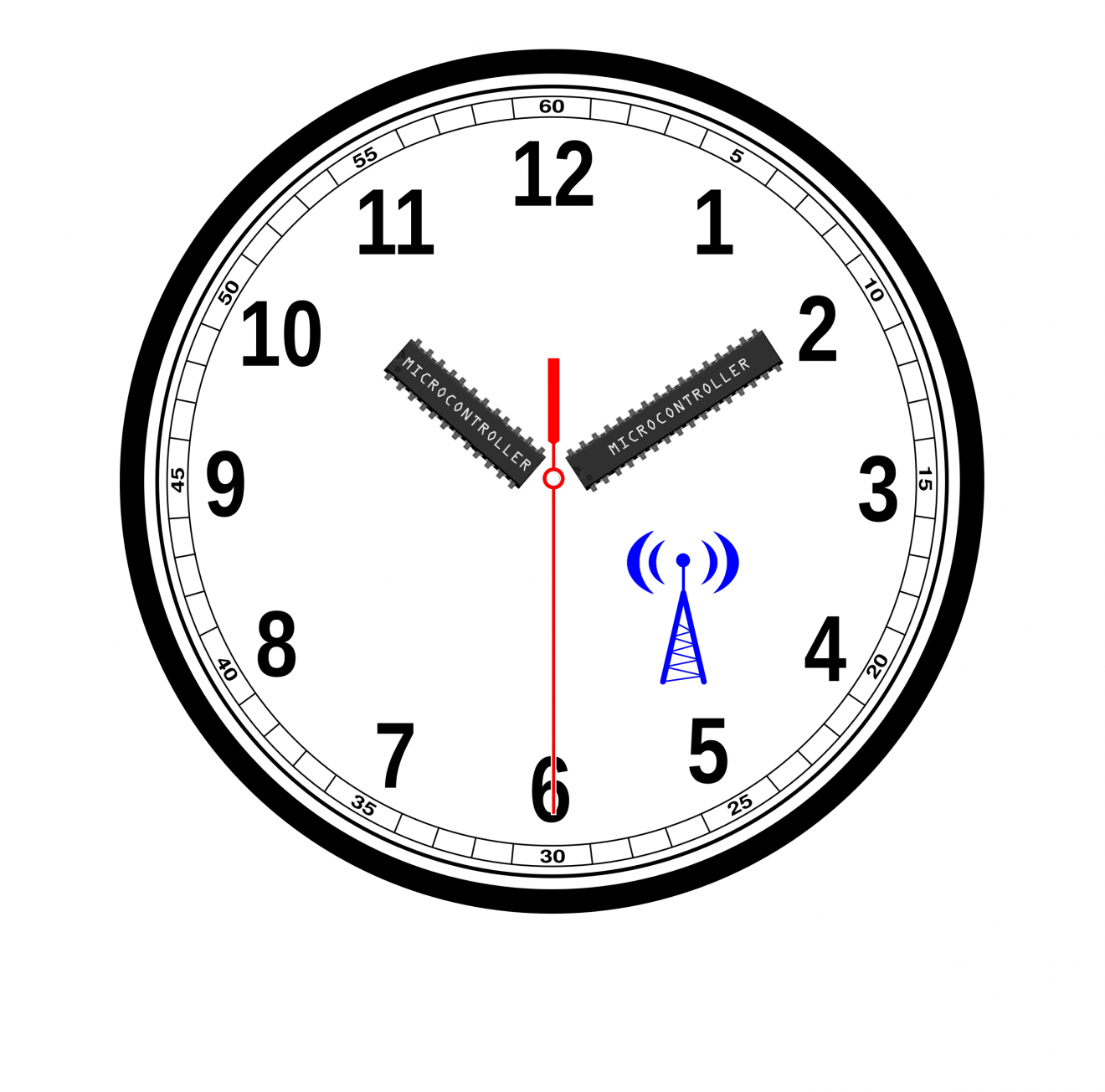 DCF77 Radio Controlled Clock • Wolles Elektronikkiste
