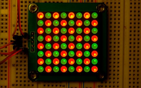 Led Matrix Display Control LED dot matrix display control • Wolles Elektronikkiste