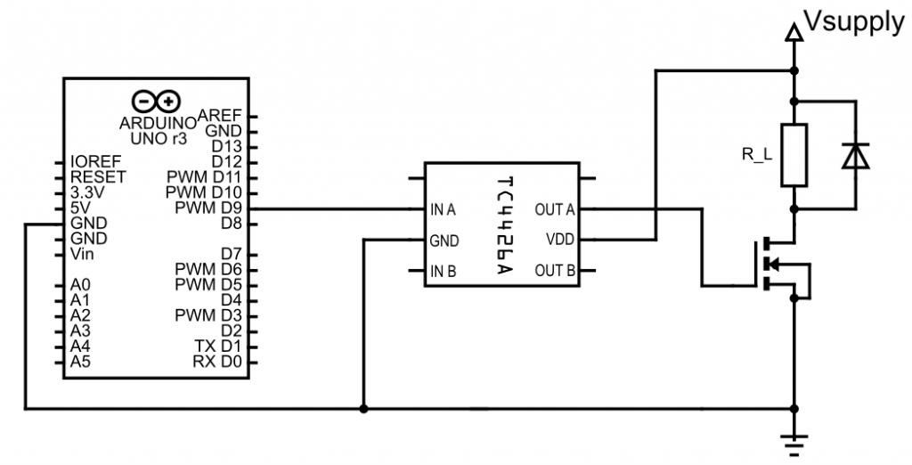 Example circuit TC4426A