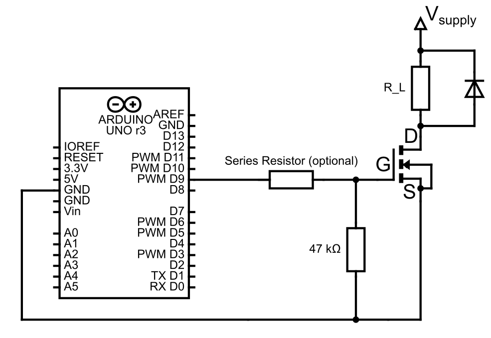 Not so minimal MOSFET circuit