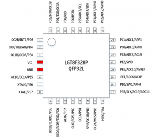 LGT8F328P - LQFP32 Boards • Wolles Elektronikkiste