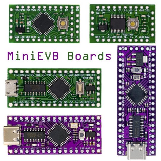 MiniEVB Boards - ein Überblick